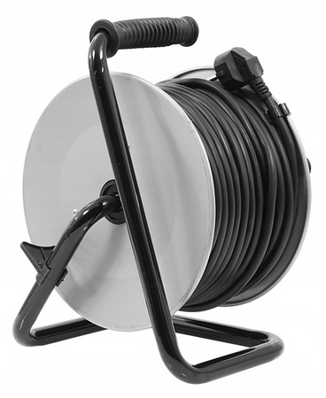 VERKE V70021 PRZEDŁUŻACZ ZWIJANY 3x2,5mm 40m 4 GNIAZDA