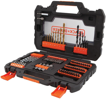 BLACK DECKER A7231 ZESTAW WIERTEŁ BITÓW 76 szt