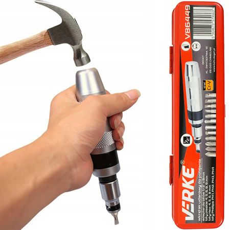 VERKE V86449 WKRĘTAK UDAROWY 1/2 DO POBIJANIA 13 BITÓW ZESTAW