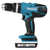 Makita hp457dwex4 wkrętarka 18v + 2x1,5ah + osprzęt - uszkodzona walizka!