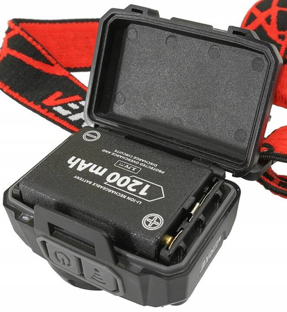 VERKE V87555 LATARKA CZOŁOWA 350 LM + 120 LM 1200mAh