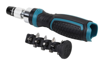MAKITA E-10942 ŚRUBOKRĘT Z GRZECHOTKĄ + 8 x BITY