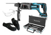 MAKITA DHR241Z AKU. Młotowiertarka 18V SDS-PLUS 2,0J + DŁUTA + GOGLE + RĘKAWICE