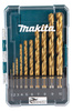 MAKITA D-72849 Zestaw Wierteł do metalu HSS-TIN 1-10 mm 10 sztuk zestaw 