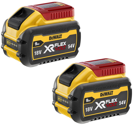 DeWALT DCH735X2 AKUMULATOROWY MŁOT UDAROWO-OBROTOWY SDS-MAX DEWALT FLEXVOLT 54V, 2X9,0AH