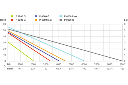 METABO P 2000 G 600962000 POMPA OGRODOWA 450 W 2000l/h