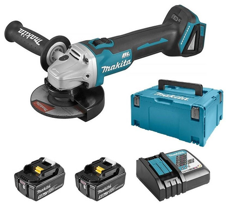 MAKITA DGA504RTJ SZLIFIERKA KĄTOWA 125mm + 2x5,0Ah