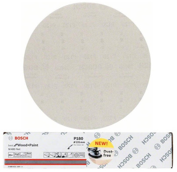 BOSCH SIATKA ŚCIERNA M480 P180 Ø225mm - 25 SZTUK