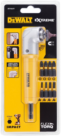 DeWALT DT71517 Przystawka GŁOWICA Kątowa + BITY