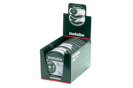 METABO 616399000 ZESTAW 10 SZT. TARCZ TNĄCYCH DO STALI NIERDZEWNEJ 125X1,0X22,23
