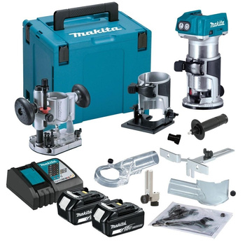 MAKITA DRT50RTJX2 AKU FREZARKO-WYCINARKA 18V 2x5,0Ah