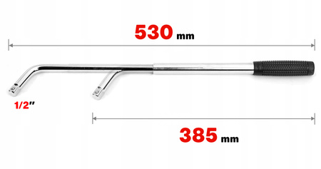 VERKE V81258 TELESKOPOWY KLUCZ DO KÓŁ 17, 19, 21, 23 mm