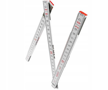 VERKE V06130 MIARA MIARKA DREWNIANA METRÓWKA SKŁADANA 1M