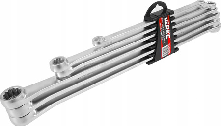 VERKE V35005 KLUCZE OCZKOWE DŁUGIE 8-21mm ZESTAW 6 szt.