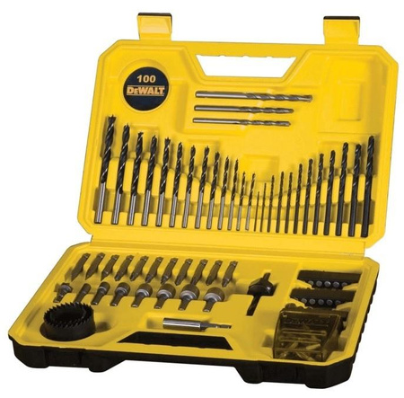 DeWALT DT71563 ZESTAW OSPRĘTU WIERTŁA BITY 100 SZT