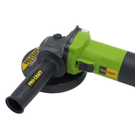 PROCRAFT PW1550 SZLIFIERKA KĄTOWA BEZSZCZOTKOWA REGULACJA OBROTÓW 125MM 850W