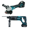MAKITA DLX2153TJ1 COMBO DHR241 DGA504 2x5Ah 2xMAKPAC