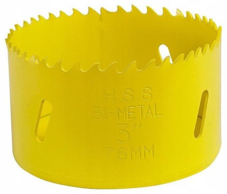 VERKE V05090 ZESTAW OTWORNIC 19-76 mm DO METALU 17 el.