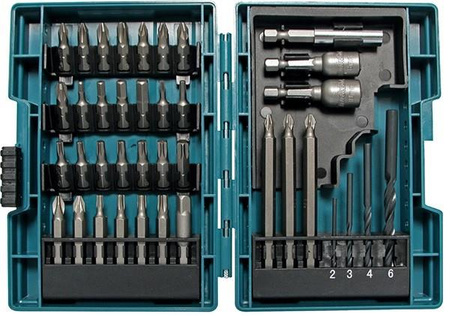 MAKITA B-54106 ZESTAW WIERTEŁ I BITÓW 38 szt.