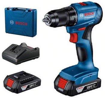BOSCH GSR 185-Li WKRĘTARKA 50Nm + 2x2,0Ah WALIZKA