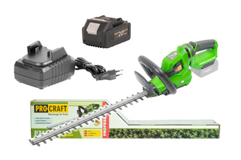 PROCRAFT PZA22 NOŻYCE DO ŻYWOPŁOTU 20V - 4Ah