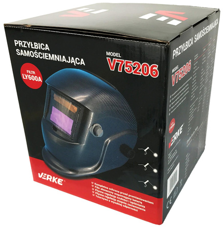 VERKE V75206 PRZYŁBICA MASKA SPAWALNICZA SAMOŚCIEMNIAJĄCA