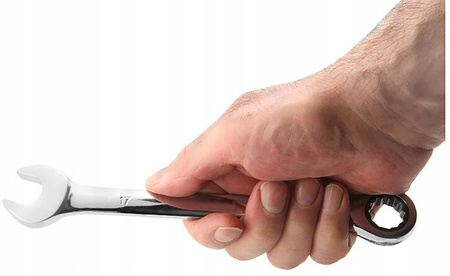 VERKE V35402 KLUCZE PŁASKIE PŁASKO OCZKOWE Z GRZECHOTKĄ