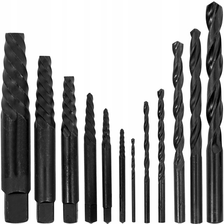 VERKE V86485 WYKRĘTAKI DO ZERWANYCH ŚRUB 6+6 SZT