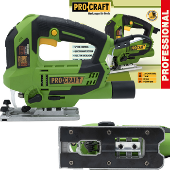 PROCRAFT ST1150 WYRZYNARKA SIECIOWA 750W LASER REGULACJA WAHADŁOWA