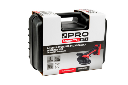 PRO PT001 AKUMULATOROWA PRZYSSAWKA WIBRACYJNA DO PŁYTEK STANDARD