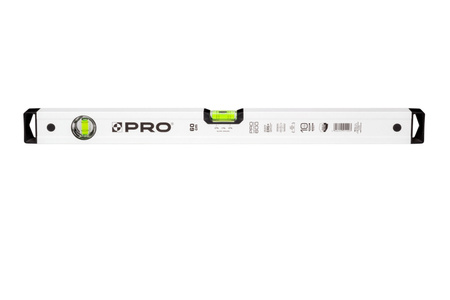 PRO 3-01-01-AB-Z03 ZESTAW POZIOMNIC PRO600 PLUS, BIAŁA, LIBELLA 2% 17,40,60,120CM