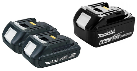 MAKITA DLX2423AJ WKRĘTARKA DDF487 + ZAKRĘTARKA DTD157 5,0Ah + 2x2,0Ah