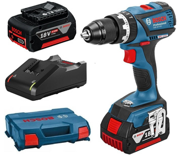 BOSCH GSB 18V-EC WKRĘTARKA UDAROWA 18V 2x5,0Ah