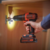 BLACK DECKER BDCHD18KB WKRĘTARKA UDAR 18V 2x1,5Ah