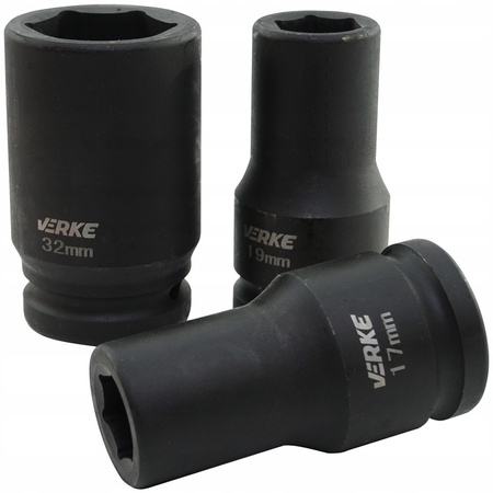 VERKE V39471 ZESTAW NASADEK UDAROWYCH 3/4" 17-32mm