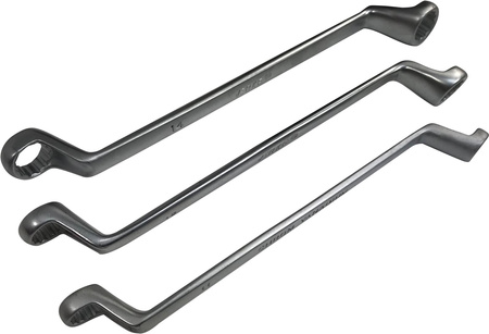 VERKE V35380 KLUCZE OCZKOWE ODGIĘTE 6-22mm 8 szt KLIP