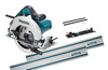 MAKITA HS7611 RĘCZNA PILARKA TARCZOWA 190 mm 1600W + ADAPTER + 2x SZYNA 1,5M
