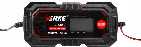 VERKE V80026 PROSTOWNIK ŁADOWARKA AKUMULATORA 6V 12V 4A