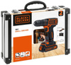 BLACK DECKER BDCDC18BAFC WKRĘTARKA 18V + 2x1,5Ah + OSPRZĘT 80 SZT