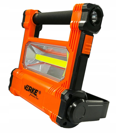 VERKE V87531 LAMPA HALOGEN BUDOWLANY LED AKU 20 W + LATARKA