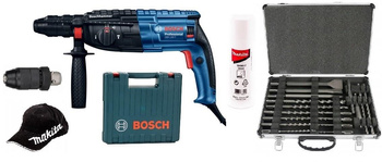 BOSCH GBH 240F Młotowiertarka + ZESTAW MAKITA 17pc