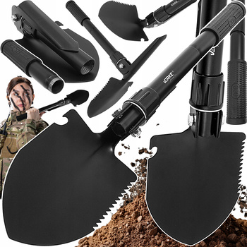 VERKE V86627 SAPERKA WOJSKOWA SKŁADANA, ŁOPATA, ŁOPATKA KEMPINGOWA