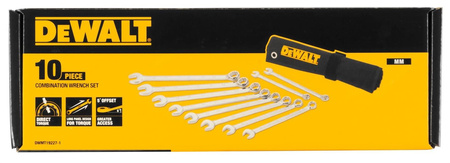 DeWALT DWMT19227 KLUCZE PŁASKO-OCZKOWE 10-19 mm