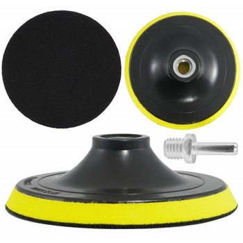 VERKE V08120 DYSK Z RZEPEM + ADAPTER NA WIERTARKĘ 125 MM