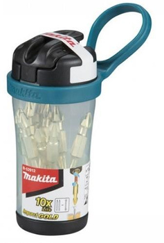 MAKITA B-52928 ZESTAW BITÓW IMPACT GOLD 10pc PZ2