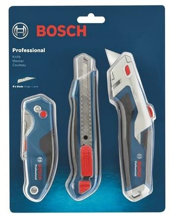 BOSCH ZESTAW 3 NOŻY - SKŁADANY, DO CIĘCIA, UNIWERSALNY