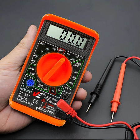 VERKE V86286 CYFROWY MIERNIK PRĄDU MULTIMETR TESTER