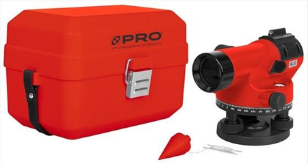 PRO NO-32 NIWELATOR OPTYCZNY +KUFER +STATYW +ŁATA