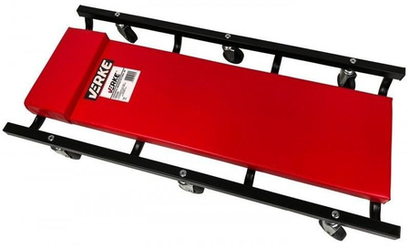 VERKE V83250 LEŻANKA WARSZTATOWA WÓZEK ZAGŁÓWEK 6 KÓŁ