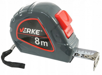 VERKE V06102 MIARA TAŚMA MIERNICZA ZWIJANA 8M